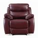 Bergen Leather Manual  Recliner Chair