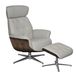 Malmo Luxury Swivel Chair + Stool