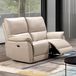 Emme 2 seater power leather recliner