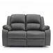 Darwin 2 Seater Power Recliner leather Sofa