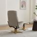 Derwent Fabric Swivel Chair & Footstool